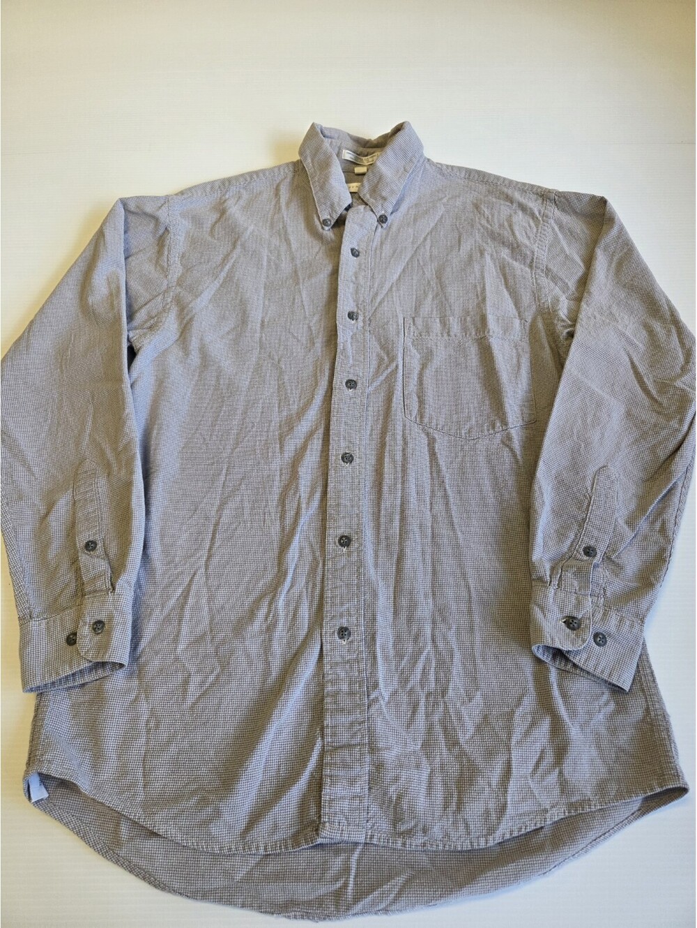Vintage Geoffrey Bean Single Needle Tayloring Long Sleeve Shirt Size Small
